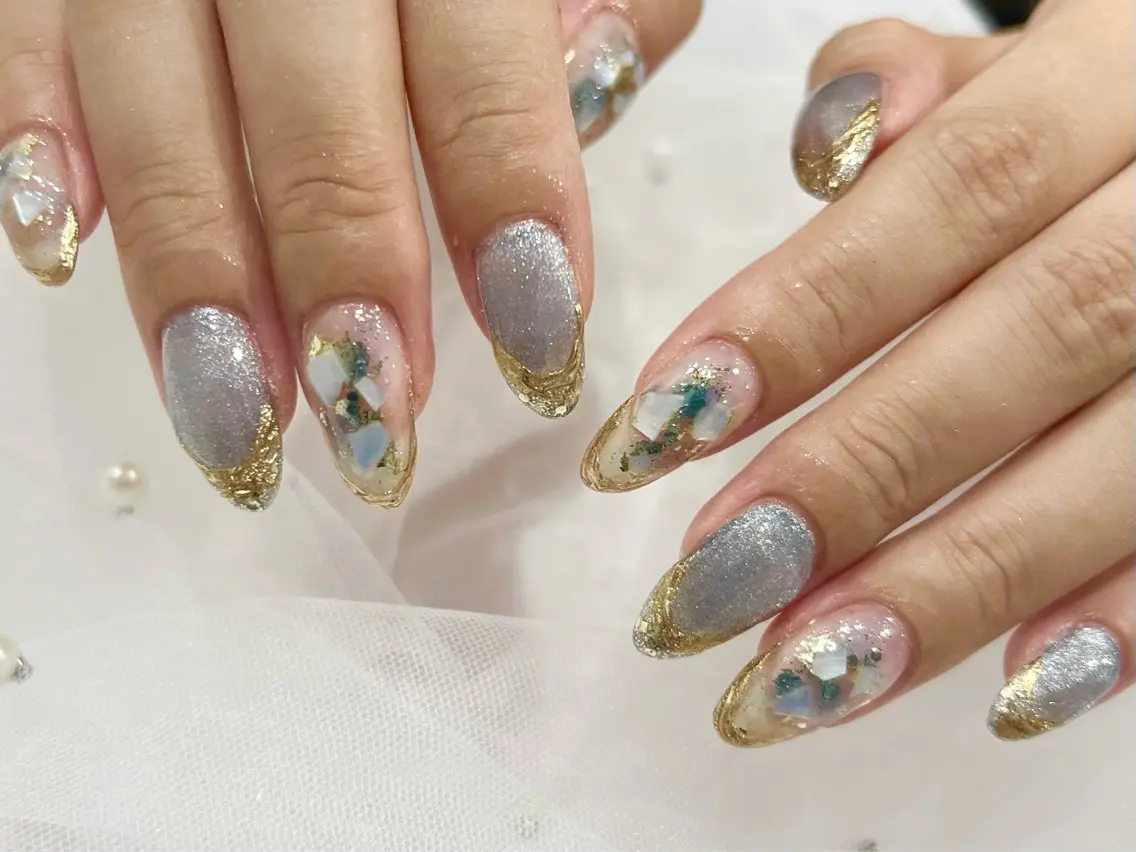 ネイル 持ち込み ハンドネイル 🧡Shine船橋 鳴海🧡のネイルデザイン