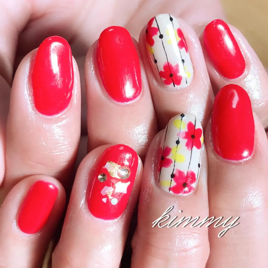 ネイル ハンドネイル kimmy nailsのネイルデザイン