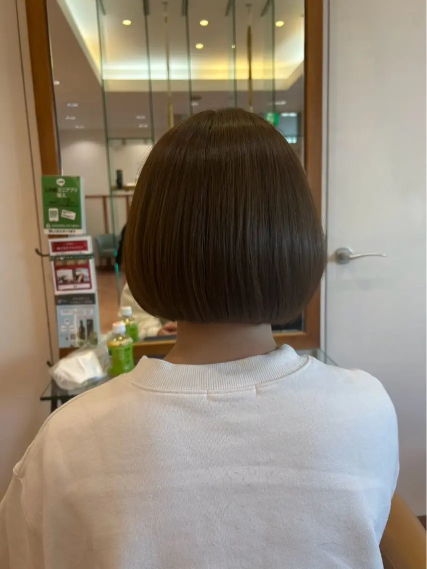 カラー ブラウンカラー 藤川 波澄のヘアスタイル