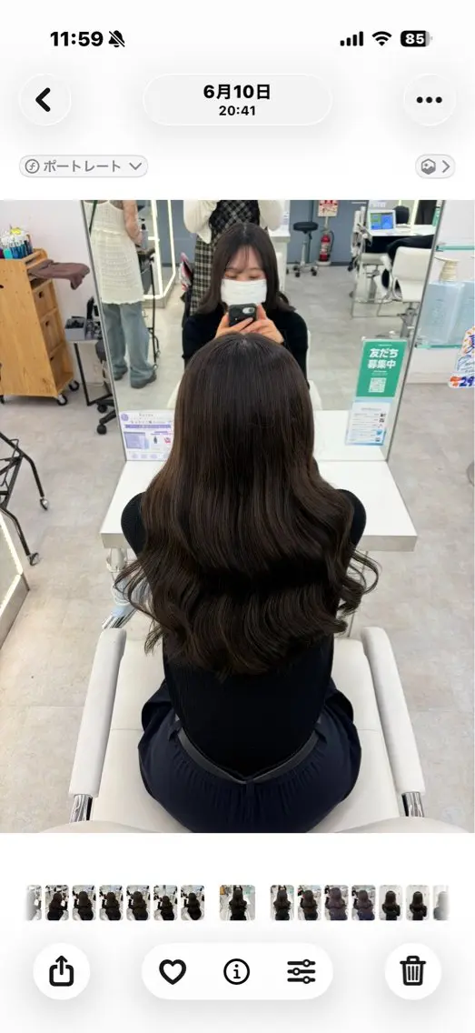 ロング カット ヘアカラー 🤍透明感カラー🪽 Ruka🎀のヘアスタイル