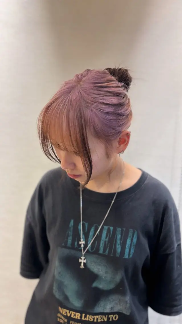 ミディアム カラー ヘアアレンジ ヘアカラー そうや 🐺のヘアスタイル