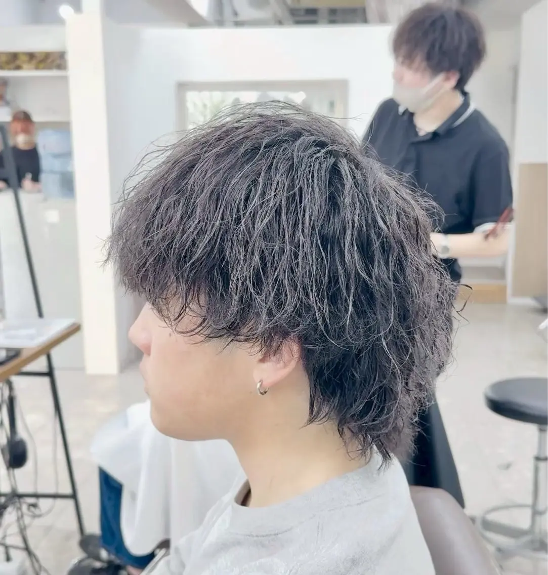 パーマ メンズ 🎩刈り上げ特化🎩 渡邉太耀のヘアスタイル