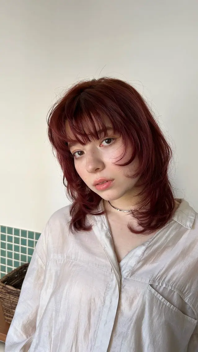 ✴︎ カット+暖色ニュアンスカラー ✴︎の写真