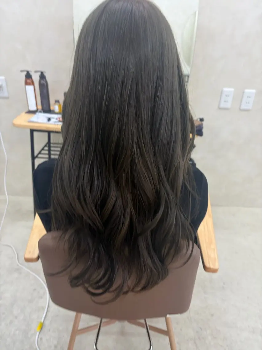 ロング カラー ヘアカラー 《艶髪カラースパ》 💕Natsukiのヘアスタイル