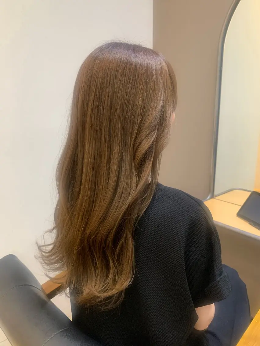 ロング くせ毛 髪質改善 大人ヘア✨髪質改善 ✨艶髪＊今泉のヘアスタイル