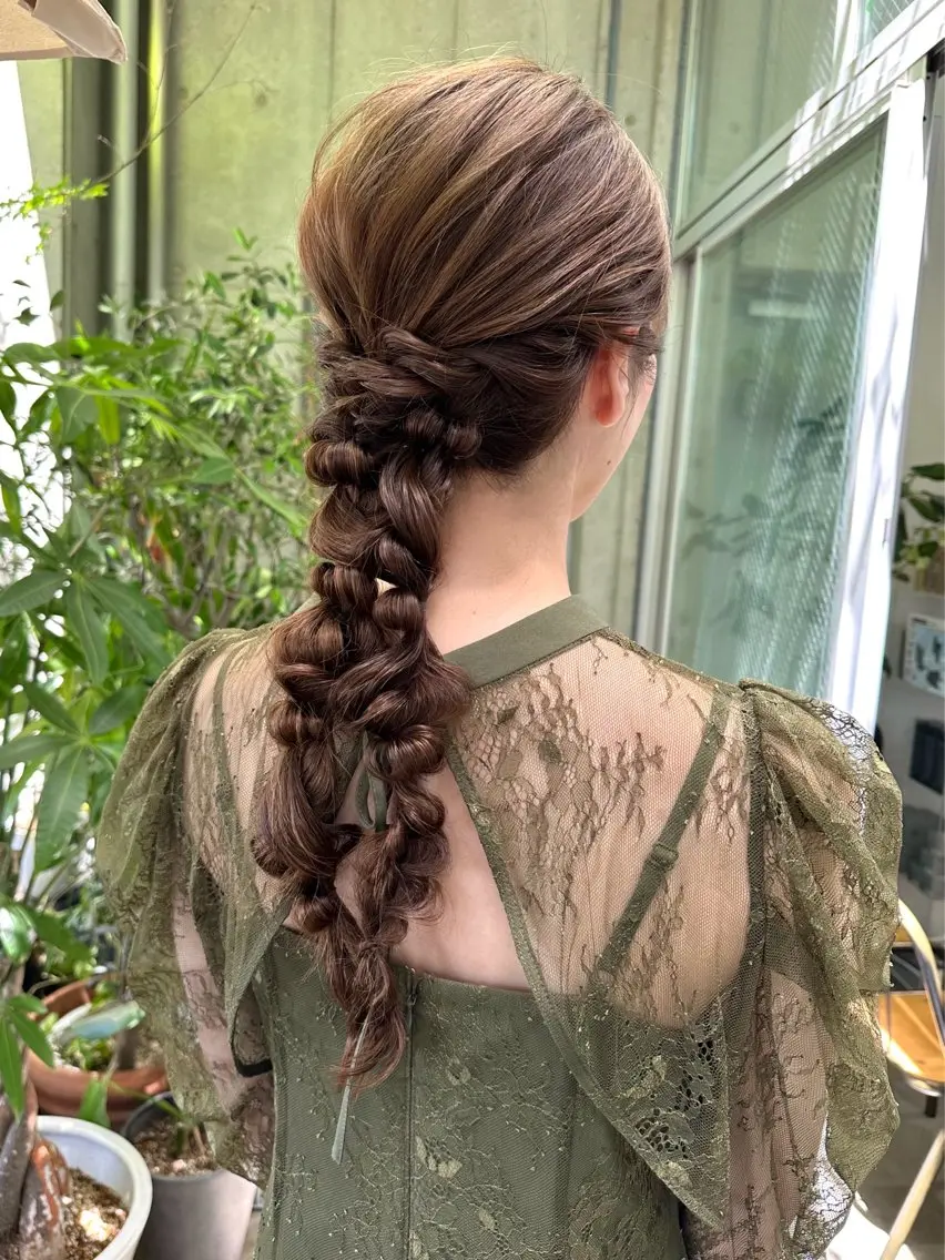ヘアアレンジ ヘアセット 🍊千葉 未来🍊店長のヘアスタイル