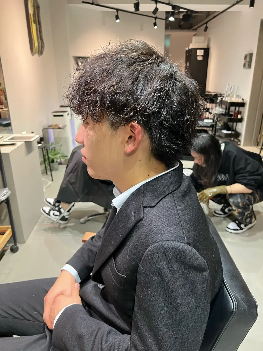 ショート パーマ メンズ Mizuki Yajimaのヘアスタイル