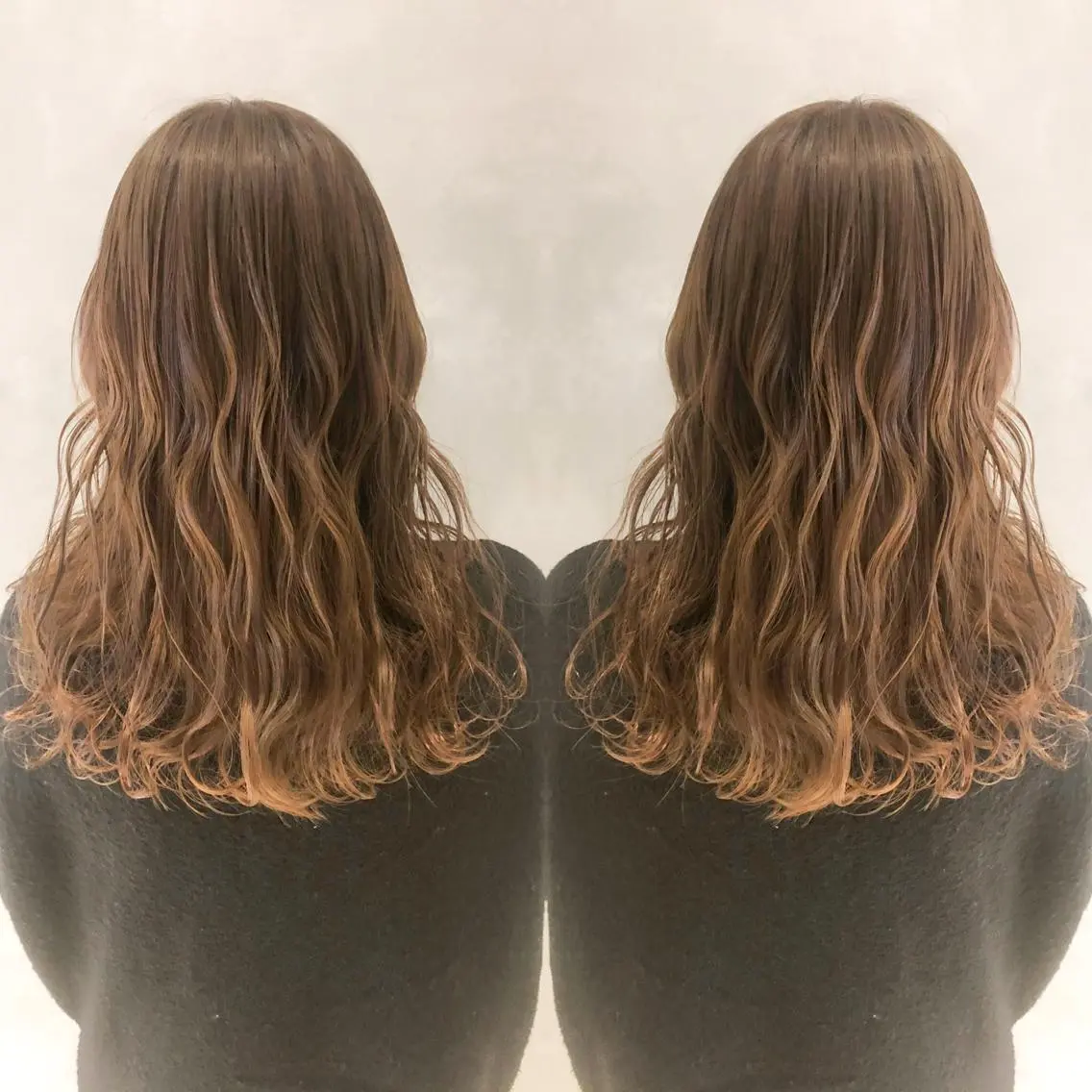 セミロング 長谷川 沙紀のヘアスタイル