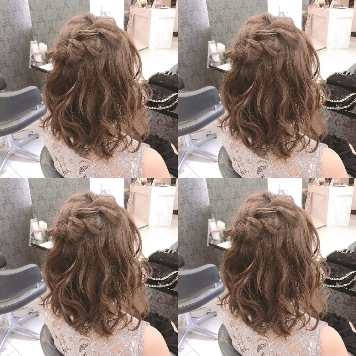 ミディアム ヘアアレンジ ヘアセット 🌷MAYU 🌷のヘアスタイル