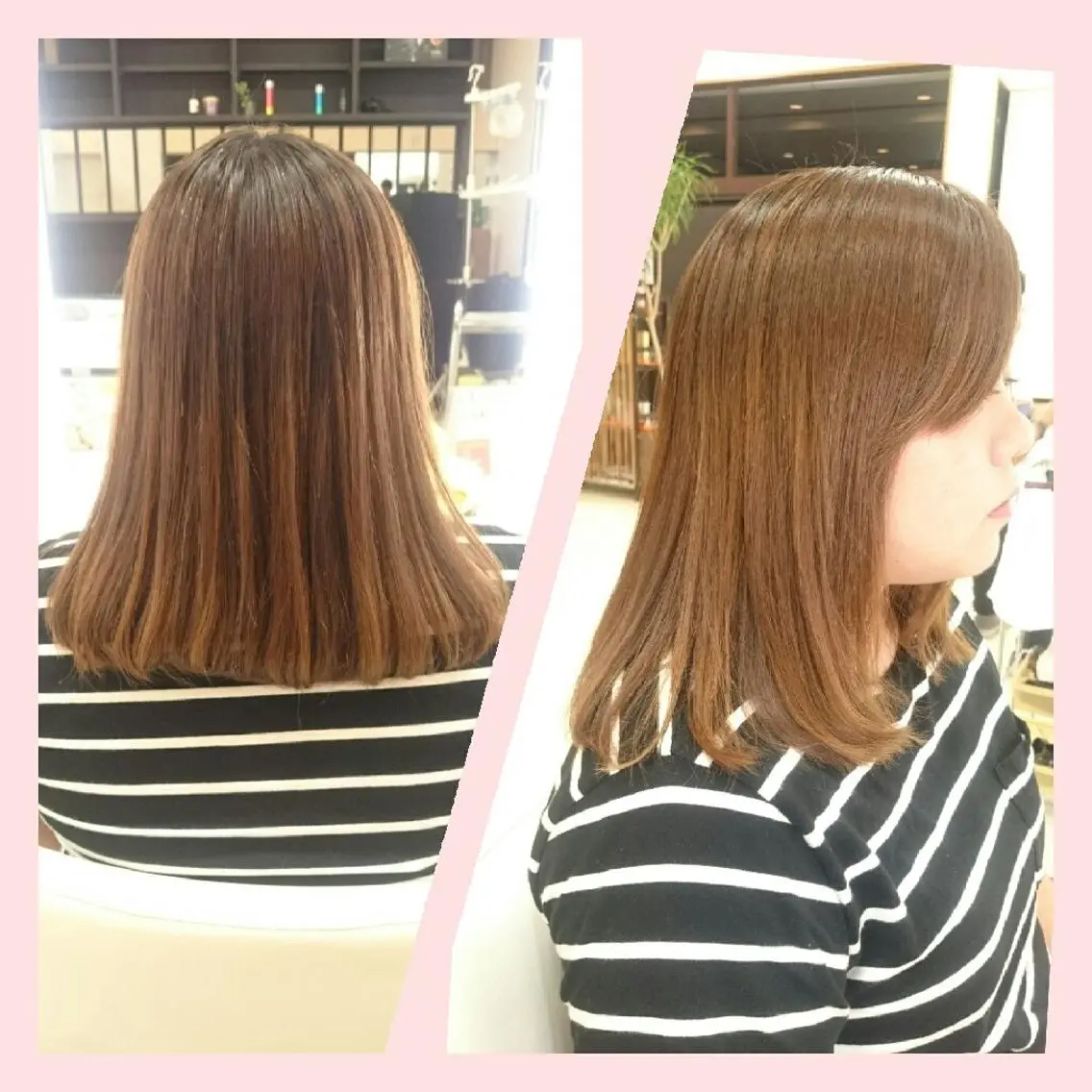 ミディアム キンジョウ エナミのヘアスタイル