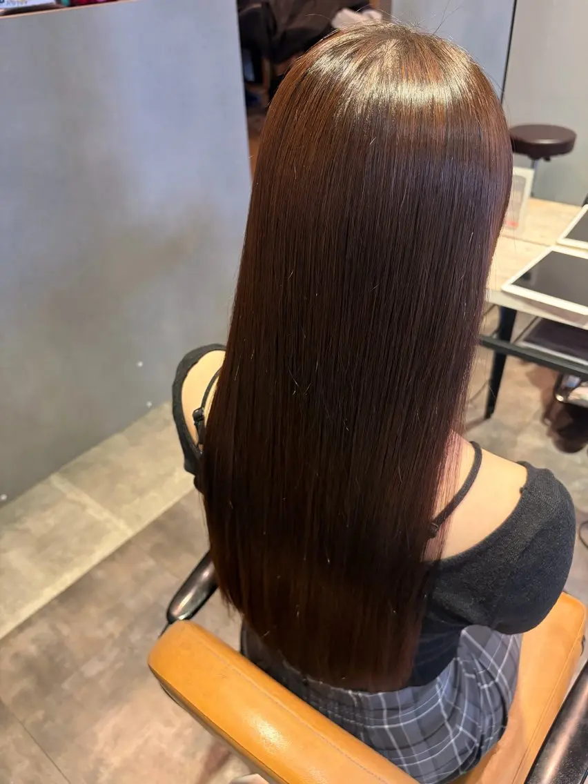 パーマ 縮毛矯正 ✨縮毛矯正モデル✨ RURUのヘアスタイル