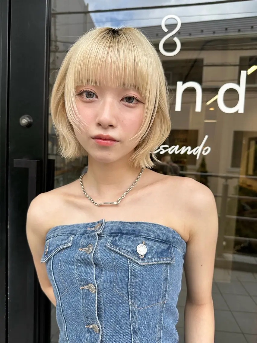 ショート ユズキ/銀座似合わせ カット♡透明感カラーのヘアスタイル