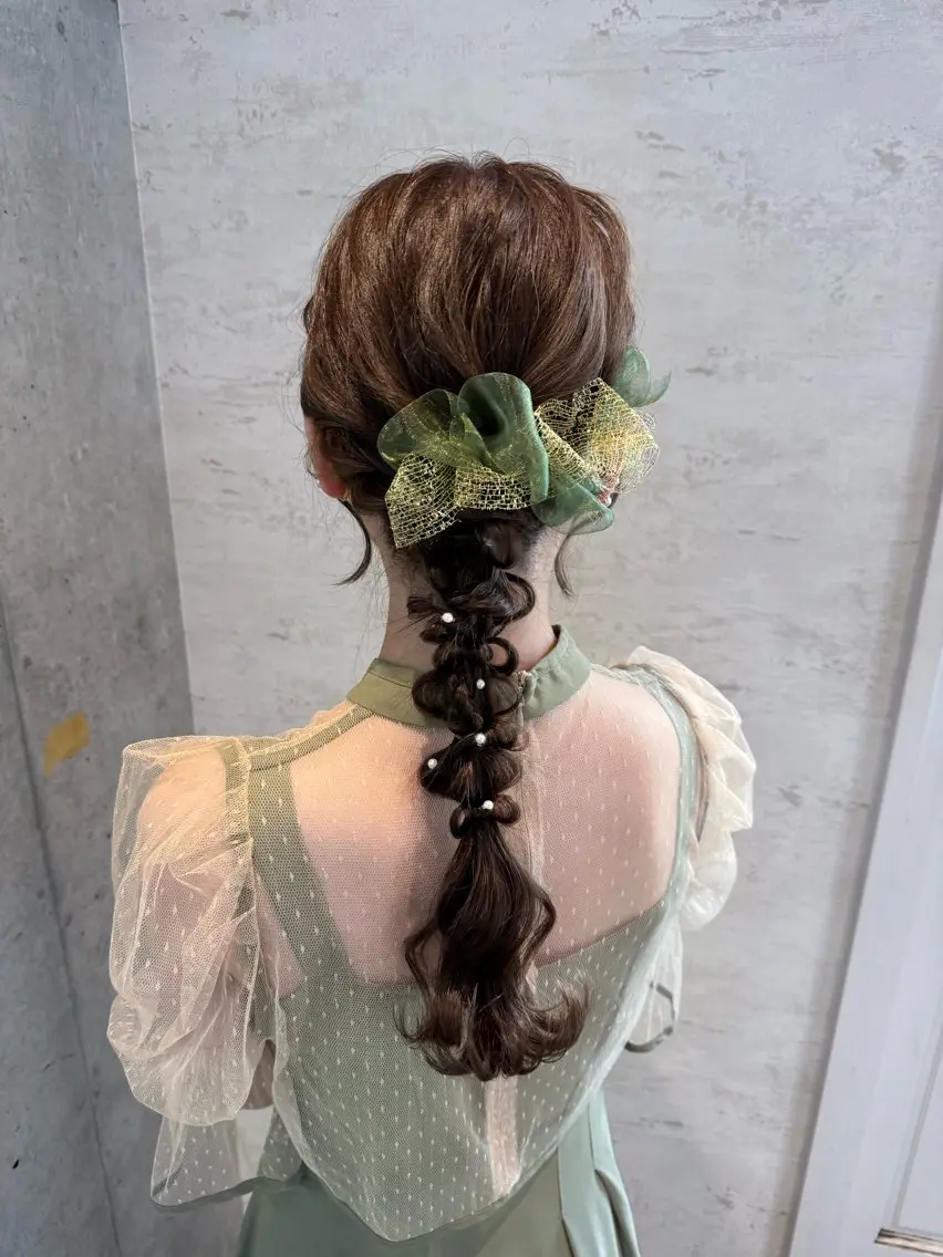 ヘアアレンジ はやしほのか｜ ヘアセット×カラーのヘアスタイル