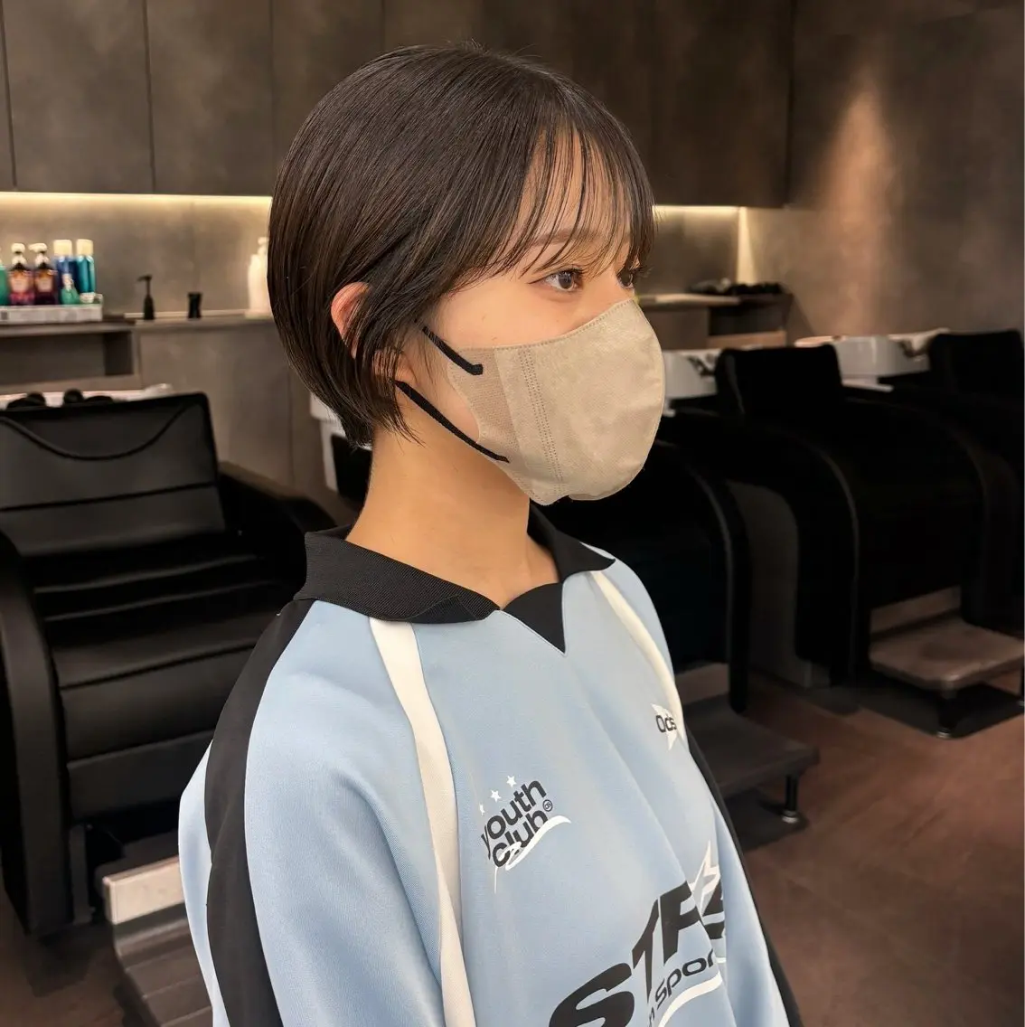 ショート ショートヘア ウルフパーマ モデル募集/廣田歩のヘアスタイル
