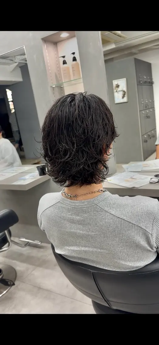 ショート パーマ メンズ 🌊メンズパーマ職人 🌊　とーやのヘアスタイル