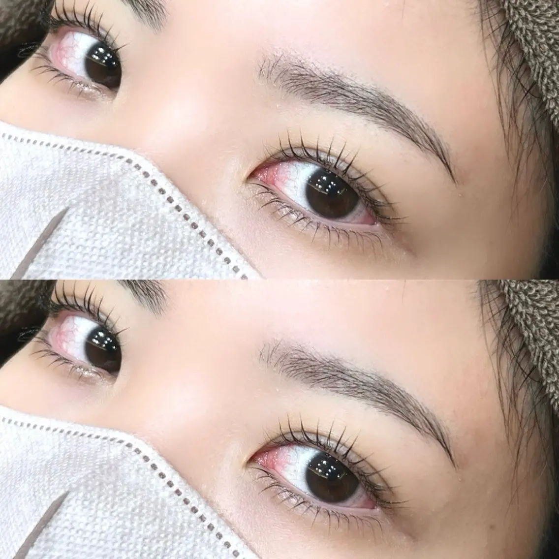 下まつげパーマの写真