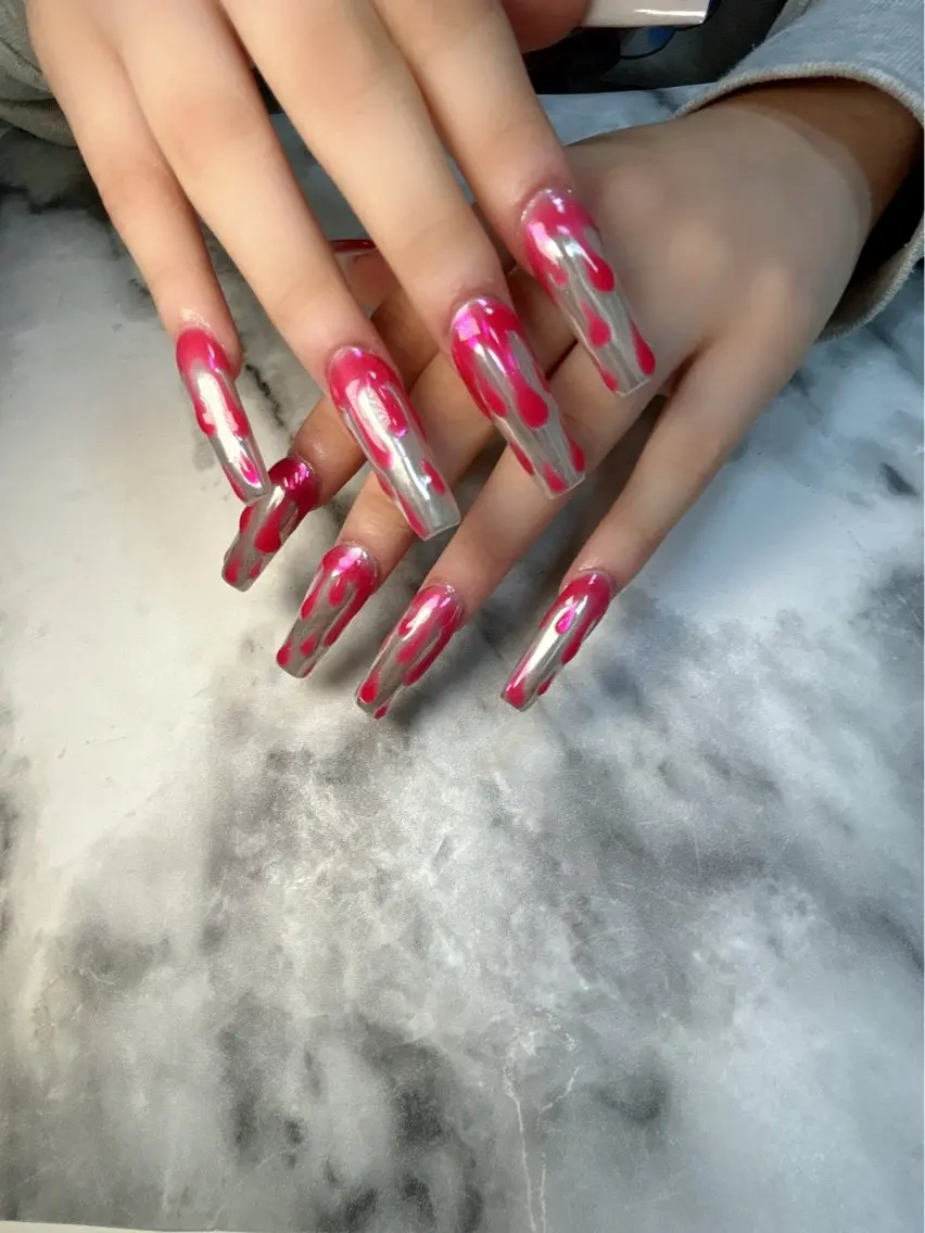 ネイル ロングネイル ハンドネイル Kayo 💅のネイルデザイン