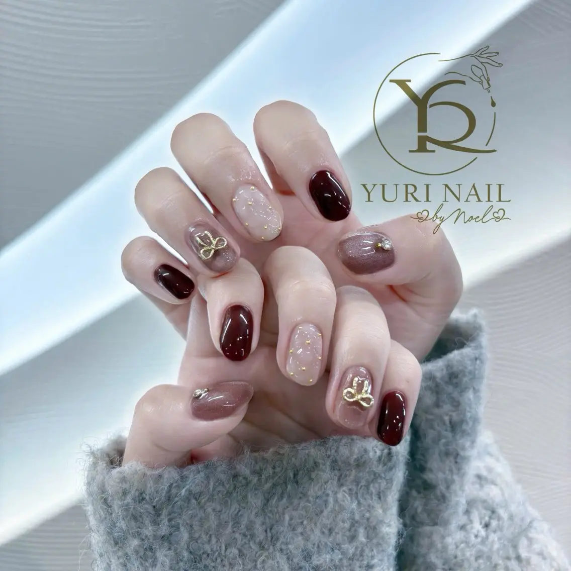 ネイル チークネイル フットネイル 韓国ネイル ニュアンスネイル オフィスネイル ハンドネイル フットネイル ハンドケア YURI Nail NARITAのネイルデザイン