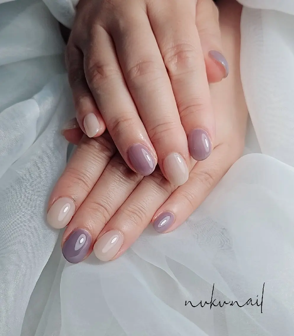 ネイル ワンカラーネイル nuku.nail 　namiのネイルデザイン