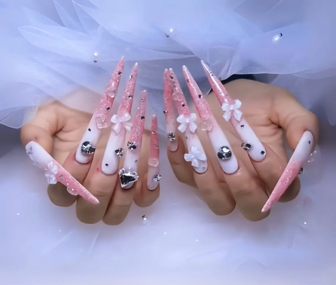 🎀新店ワンホンネイル💅★自爪オフ無料★長さ出しMAX/持ち込みデザインorパーツ付け放題の写真