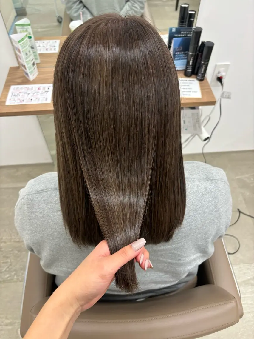ロング 西上 慧武のヘアスタイル