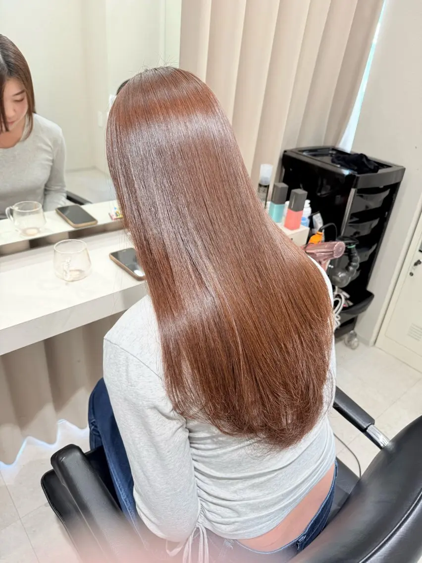 パーマ カット 縮毛矯正 トリートメント haru 髪質改善サロンのヘアスタイル