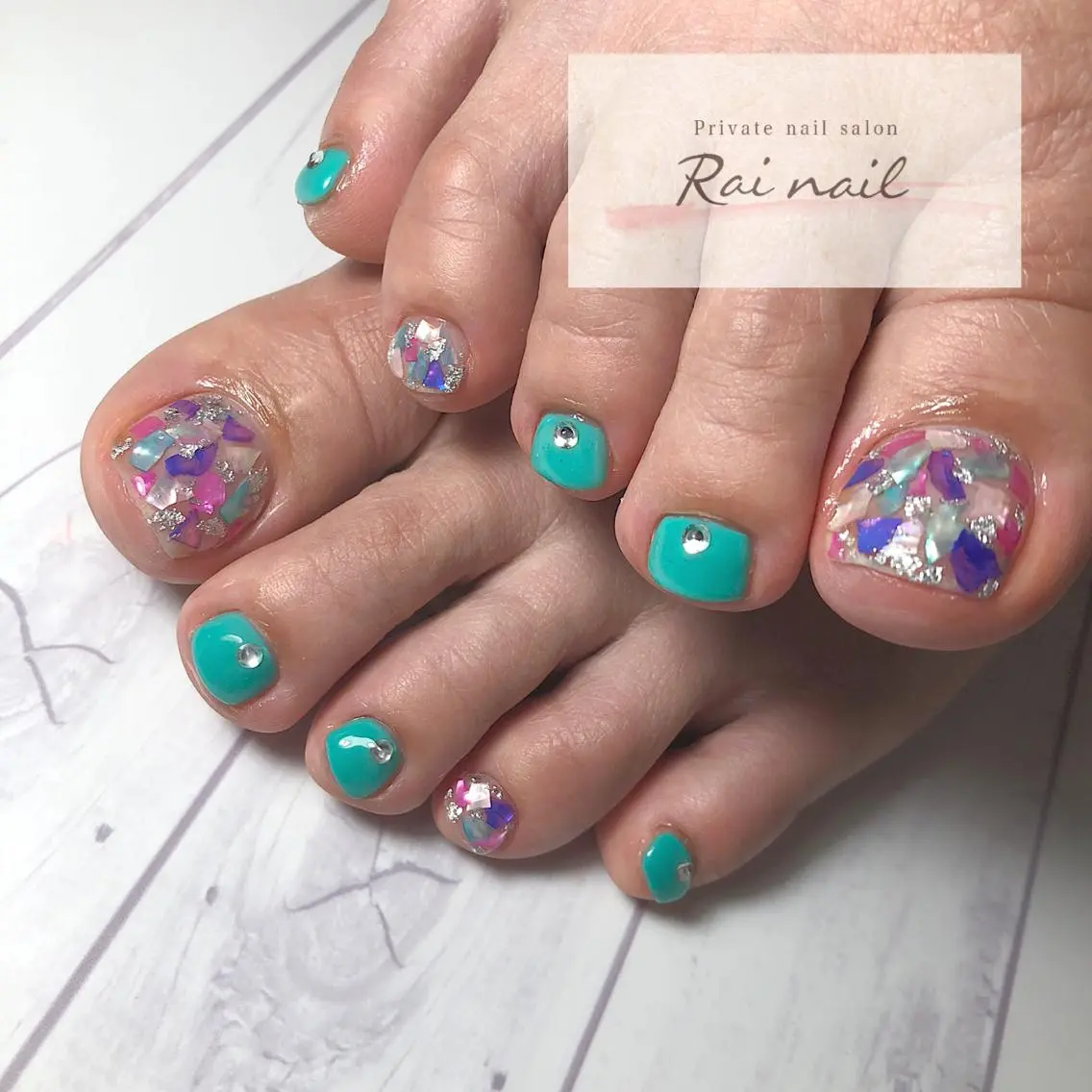 ネイル フットネイル Rai nail_ Risaのネイルデザイン