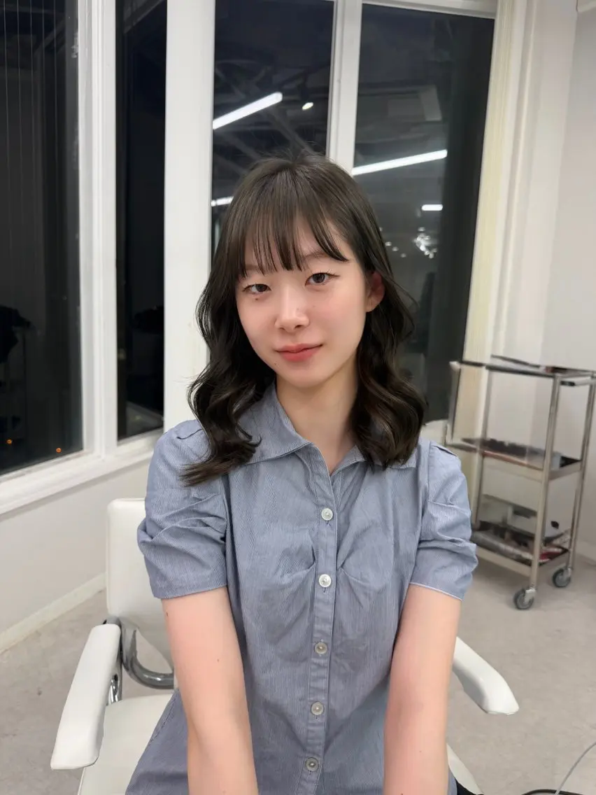セミロング カラー ヘアカラー 大阪梅田/ イマムラミヅキのヘアスタイル