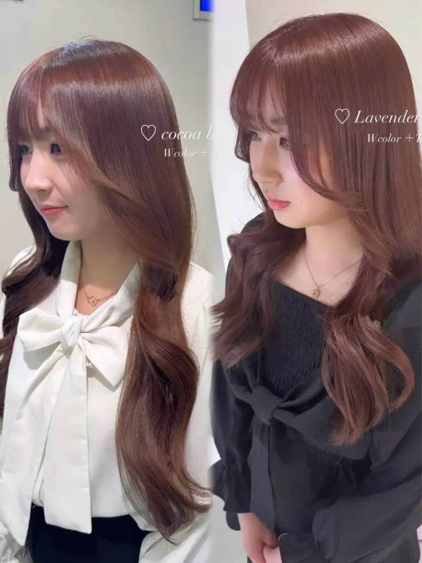 カラー 透明感カラー カット ヘアカラー ozaki renaのヘアスタイル