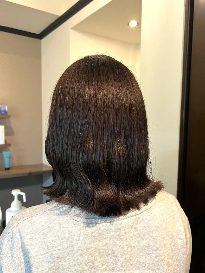 カラー ブラウンカラー ショコラブラウン Suzu ／ VISEOのヘアスタイル