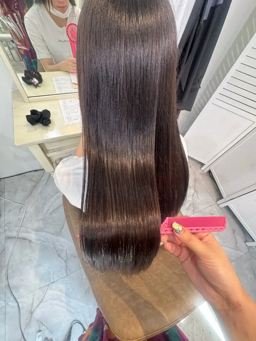 ロング カラー トリートメント 1日空き◎艶髪 misatoのヘアスタイル