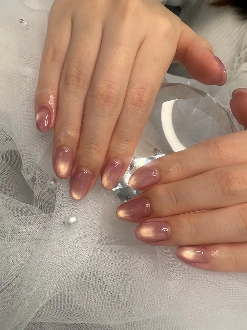 ネイル ジェルネイル マグネットネイル パラジェル ハンドネイル マグネット・定額専門 Mii Nailのネイルデザイン