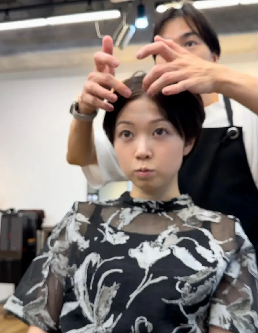 ショート SNS撮影用 髪質改善モデル募集のヘアスタイル