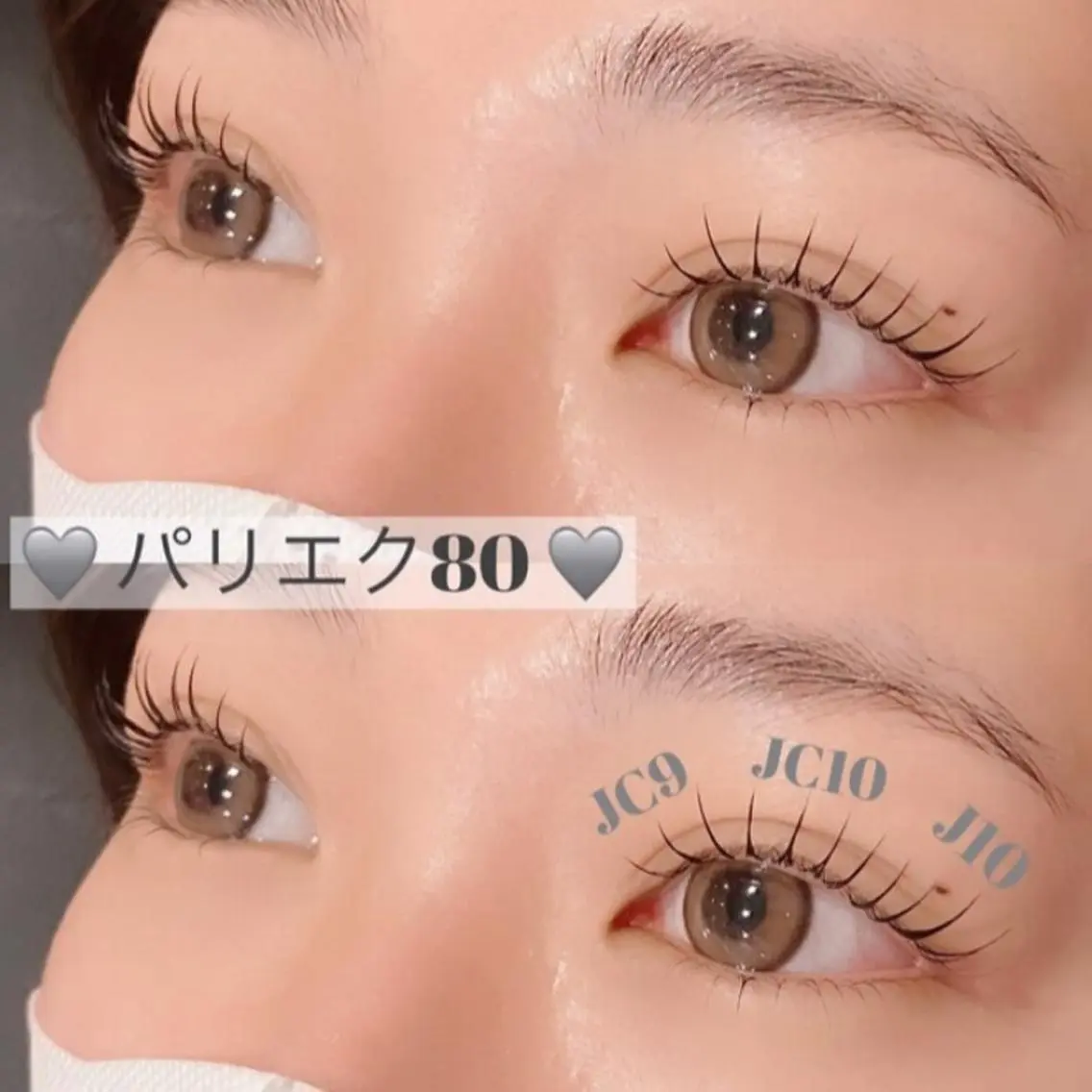 マツエク・マツパ フラットラッシュ パリジェンヌラッシュリフト マツパ Las' ebisu まつパ&美眉 専門店のマツエク・マツパデザイン
