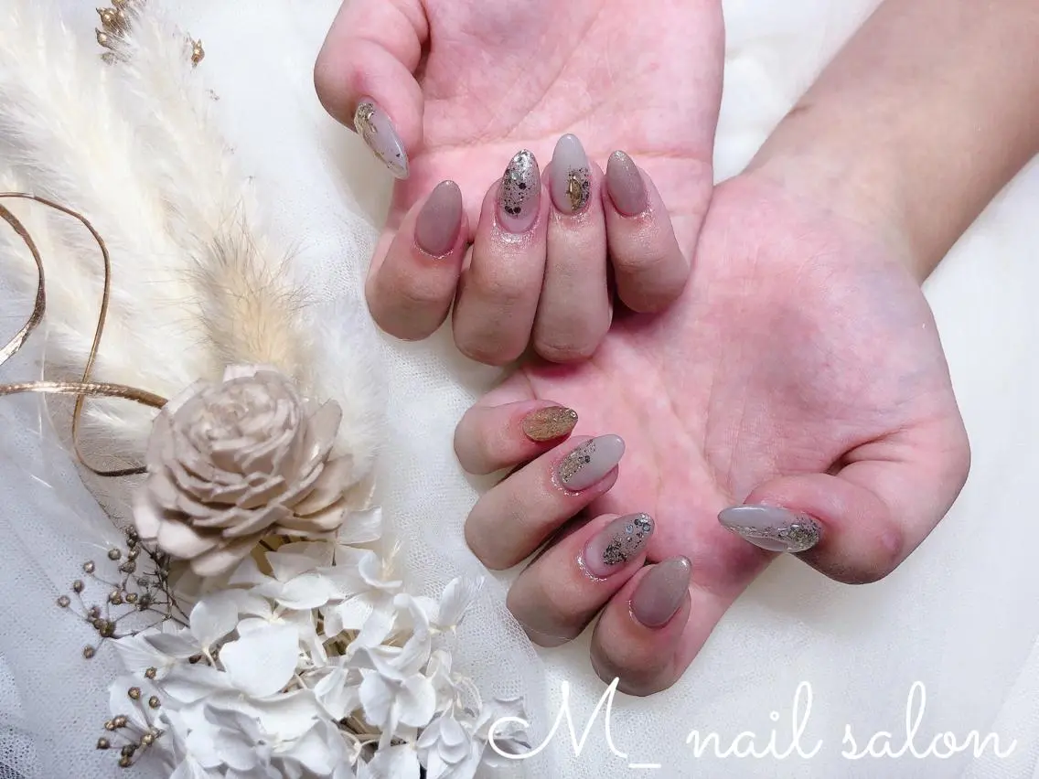 ネイル スカルプネイル M_ nail salonのネイルデザイン