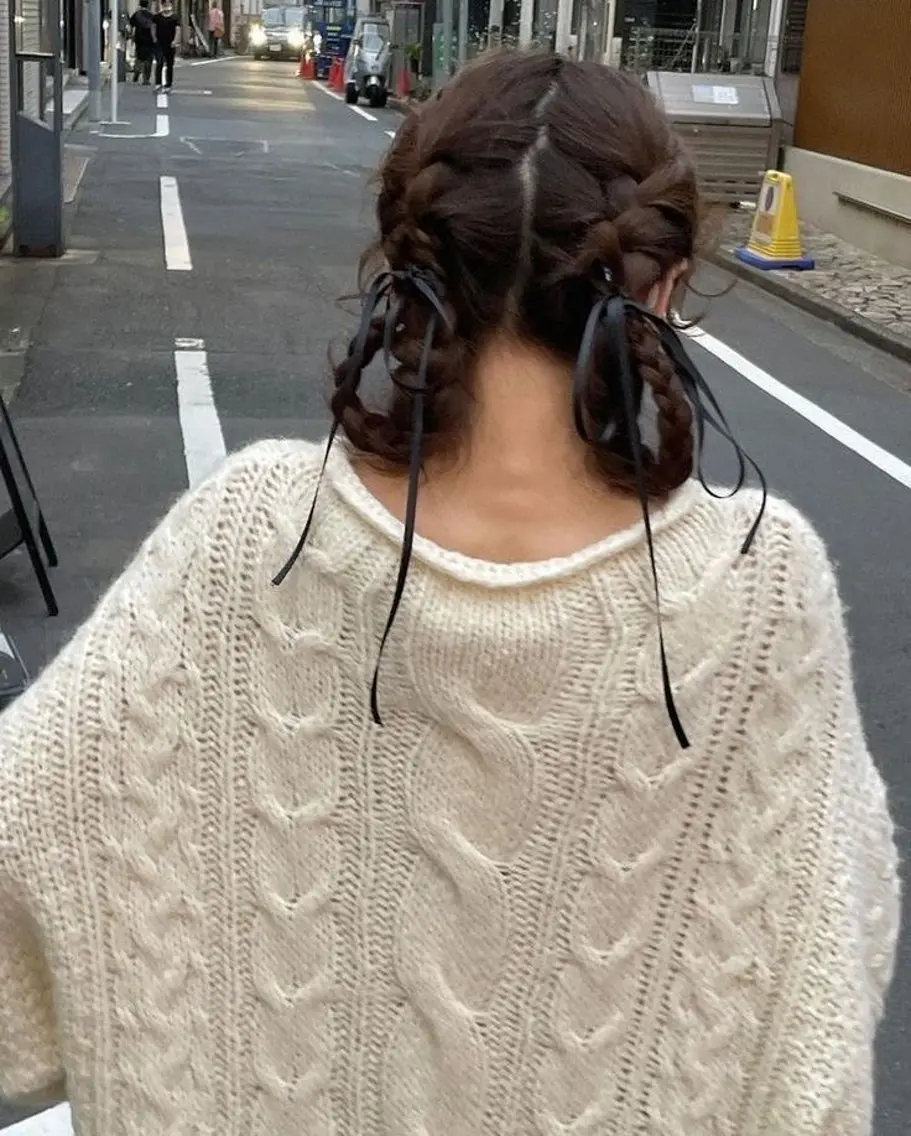 ヘアアレンジ ぱつっとボブ/ ボブ特化/タッセルのヘアスタイル