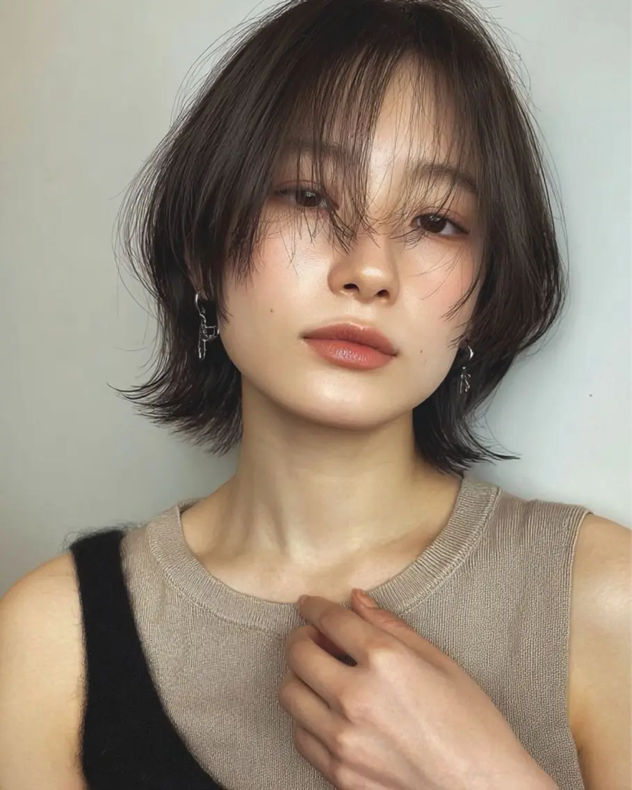 ショート カット トリートメント ボブ人気No,1✨ TAME副店長のヘアスタイル
