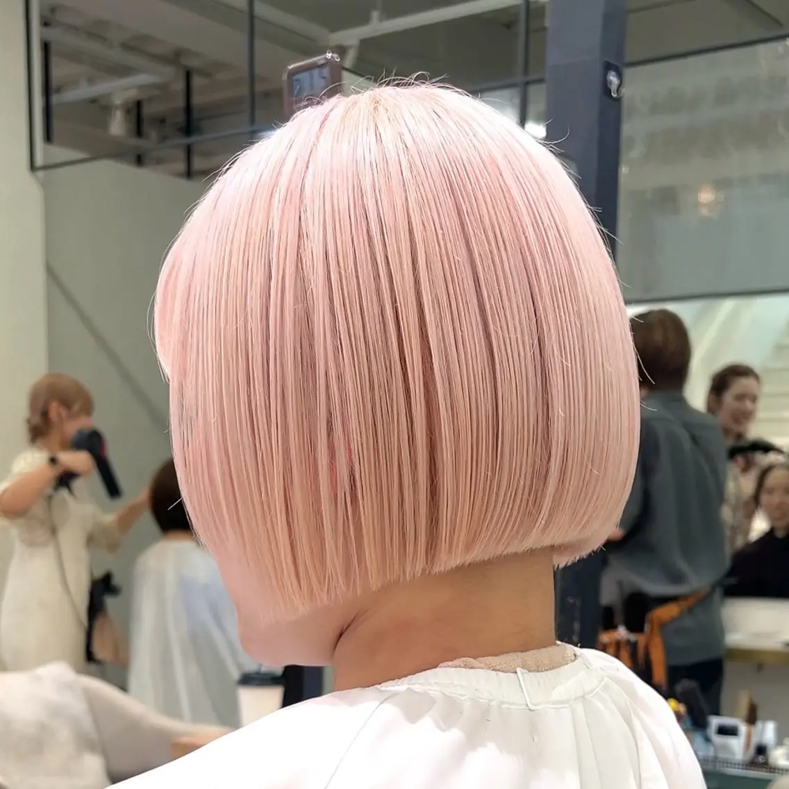 ショート カラー 🎀韓国ボブ/ハイト ーン/まりん🎀のヘアスタイル