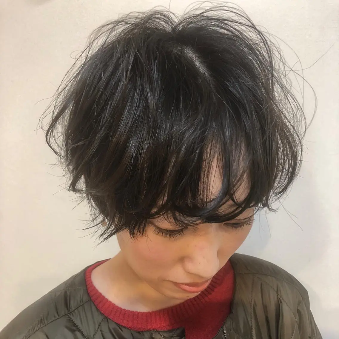 ショート パーマ nessヤマサキ リュウタのヘアスタイル