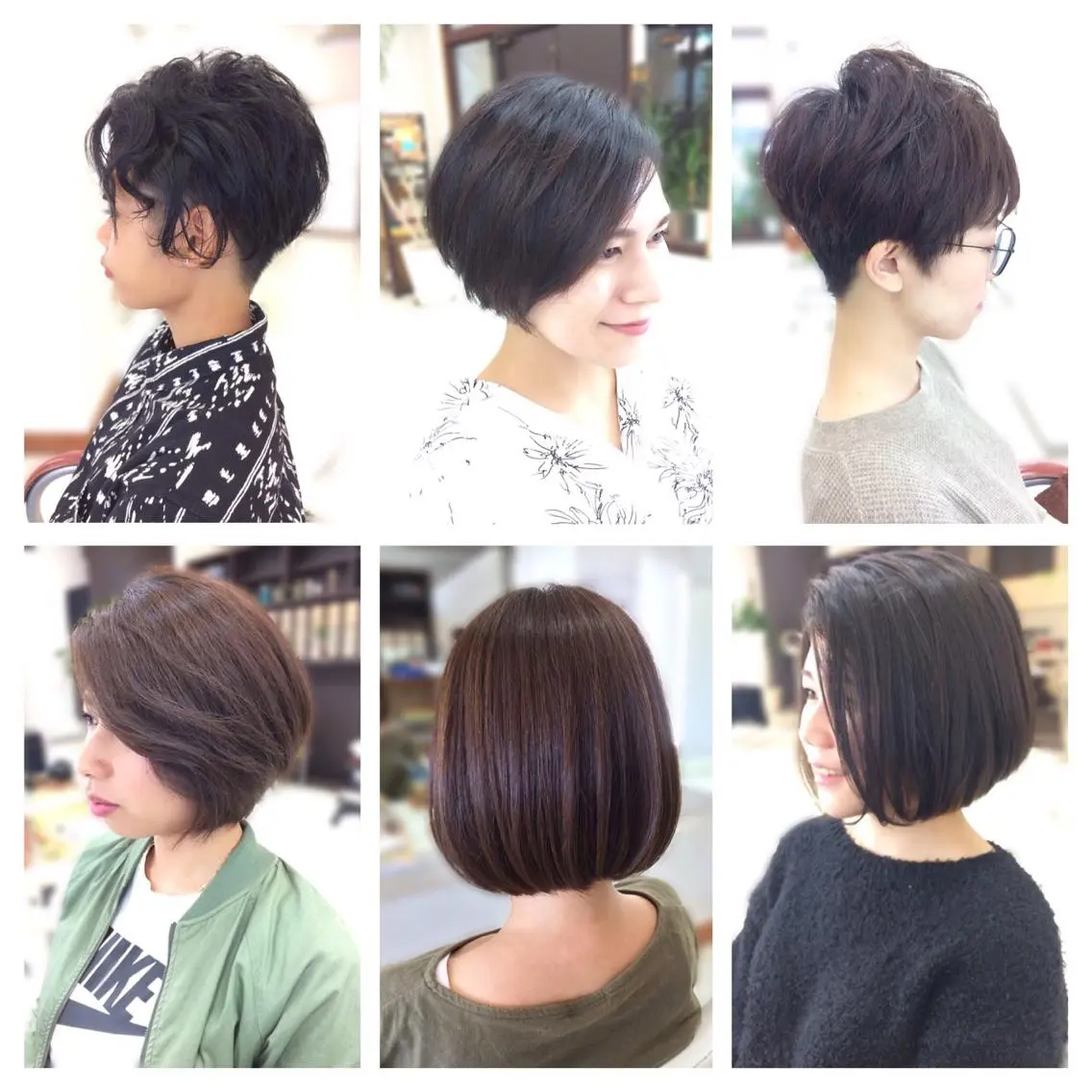 ショート ショートヘア カット トリートメント いけだ ゆうのヘアスタイル
