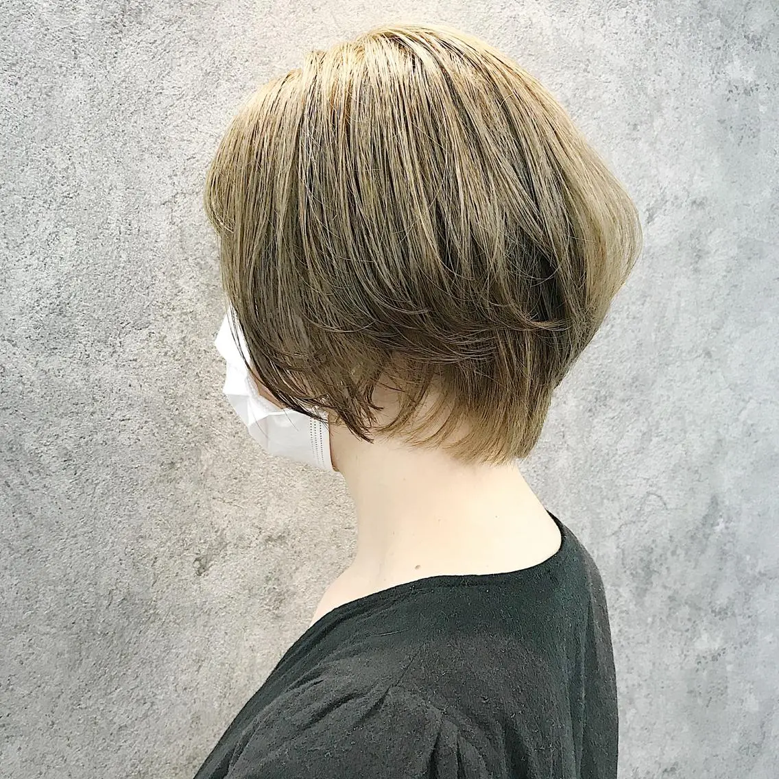 ショート カット ヘアカラー トリートメント 所渉/韓国レイヤー /ウルフカットのヘアスタイル