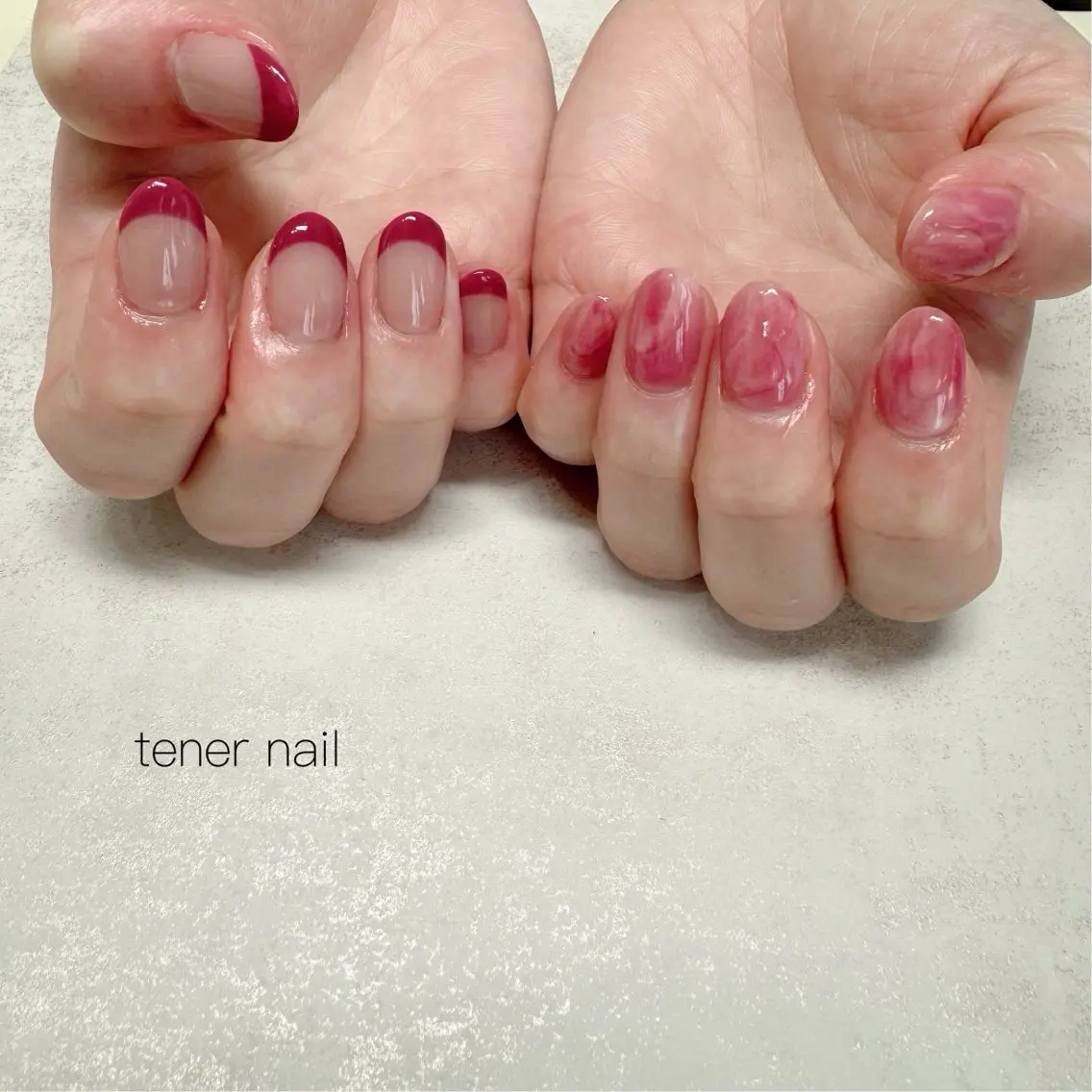 ネイル フレンチネイル ニュアンスネイル ハンドネイル テネルネイル tener nailのネイルデザイン
