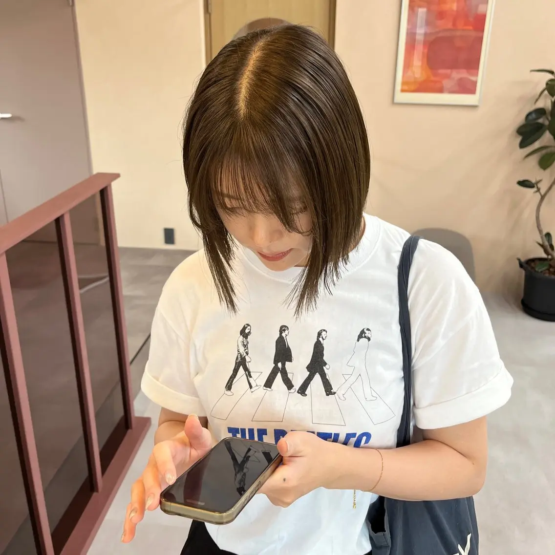 ショート カラー ベージュカラー ブリーチ 透明感カラー ダブルカラー カット ヘアカラー トリートメント 髪質改善カラー/ボブ 🌻Mutsumiのヘアスタイル