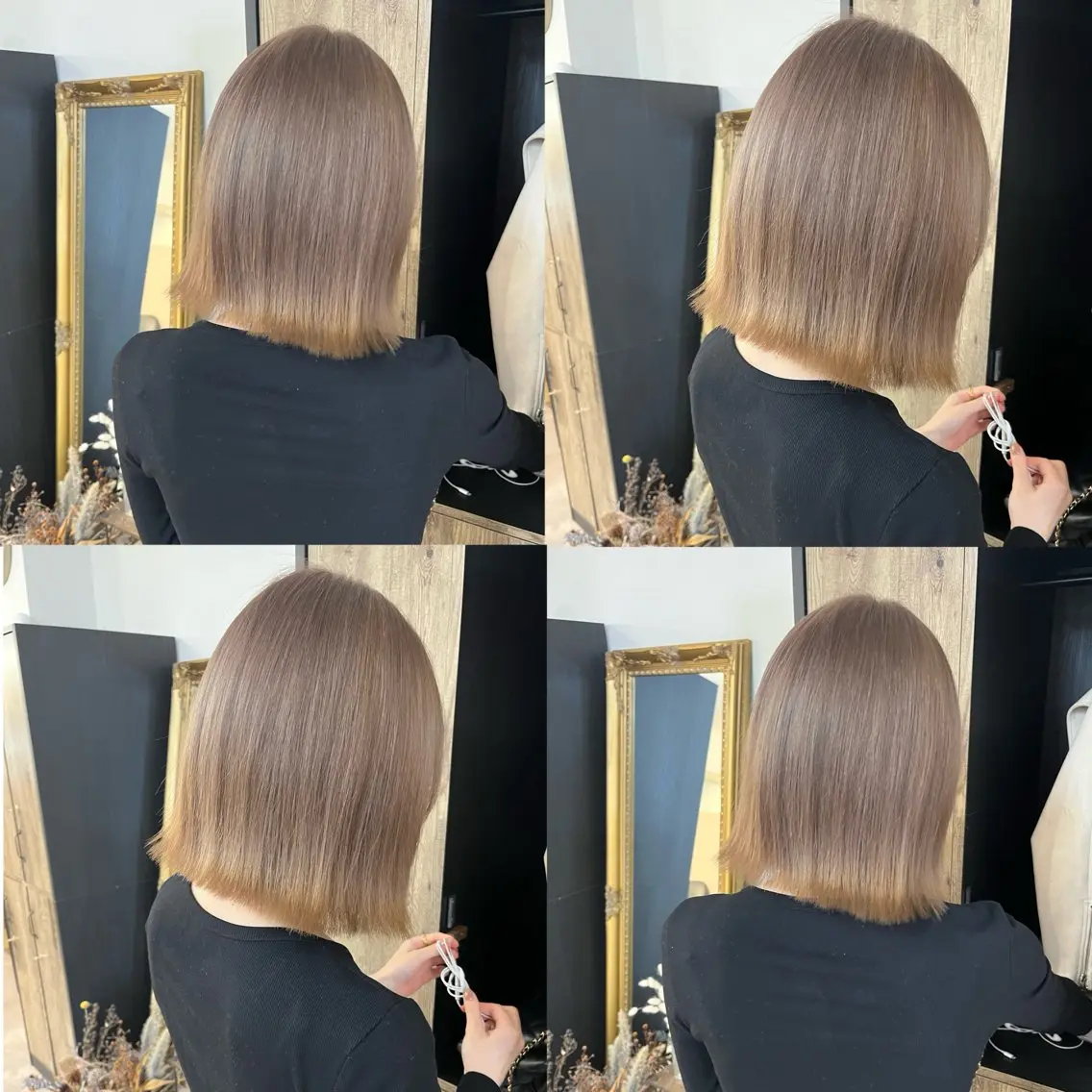 ミディアム ヘアカラー トリートメント 当日予約◎ risaのヘアスタイル