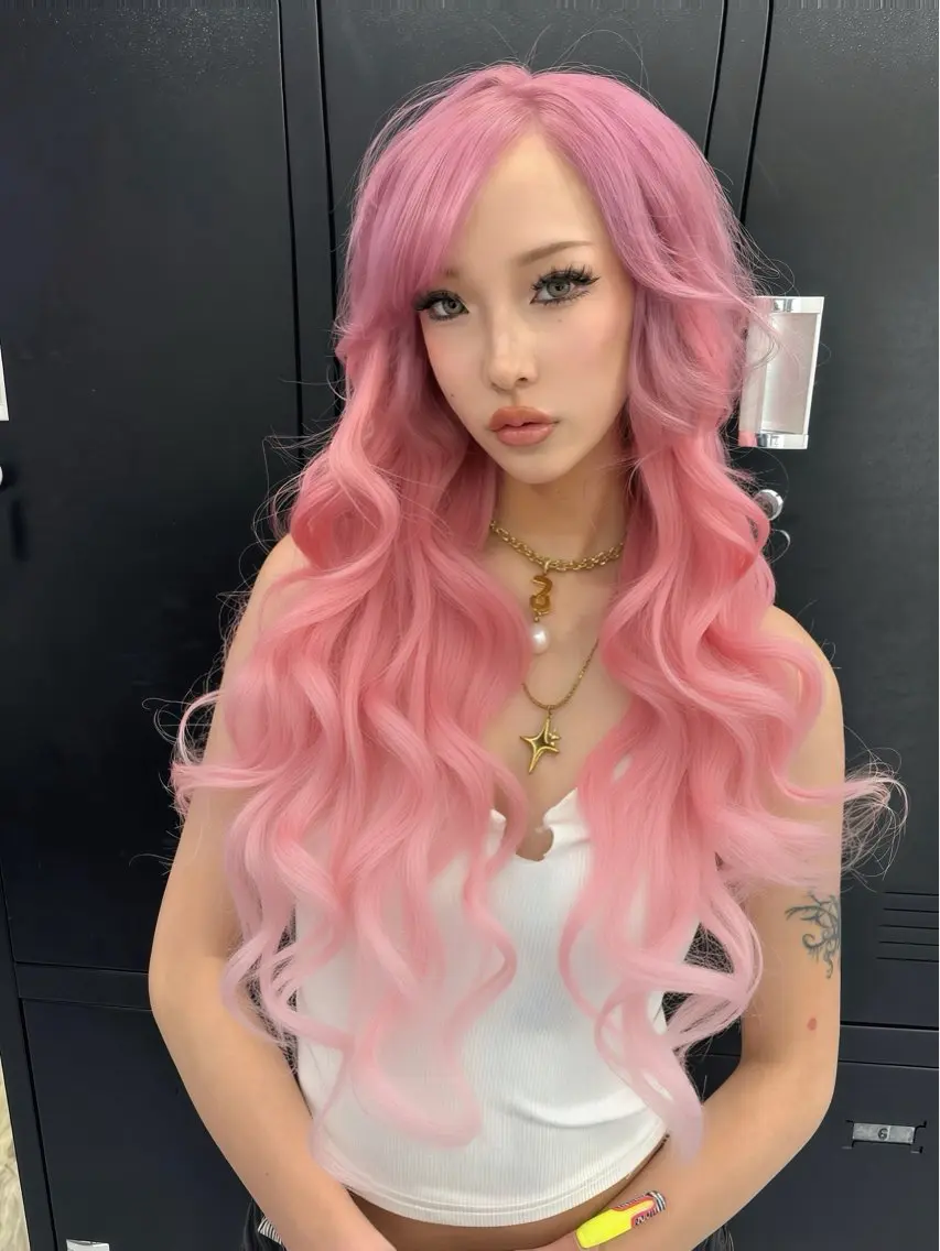ロング カラー ヘアカラー エクステ 🌈評価No.1🌈 艶髪カラー❌エクステのヘアスタイル