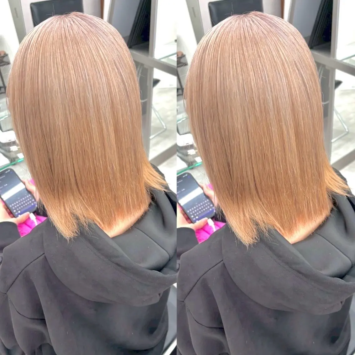 カラー ヘアカラー ヘアメ🎀ハイトーン 🩵エクステ🪄しほのヘアスタイル