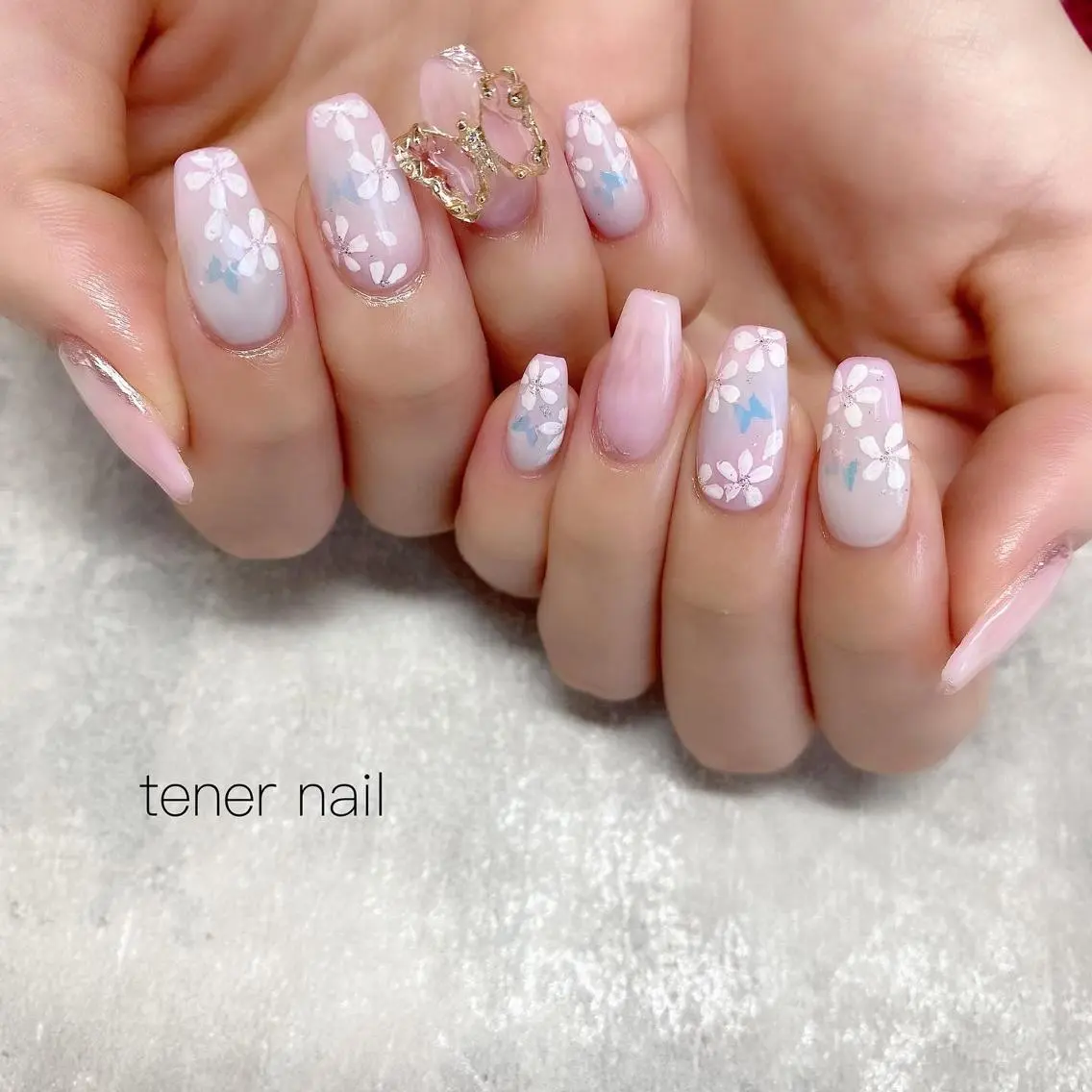 ネイル 桜ネイル テネルネイル tener nailのネイルデザイン