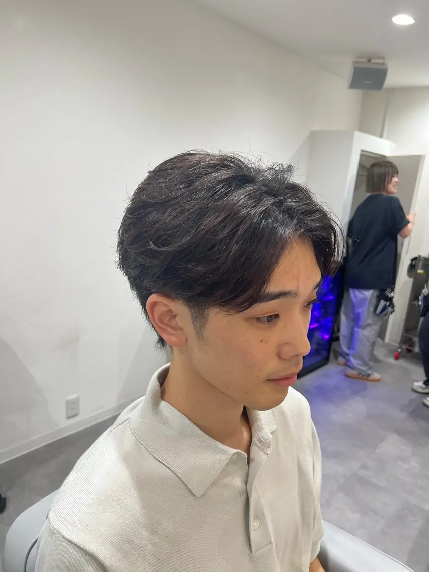メンズ センターパート Men's NAM 八角のヘアスタイル