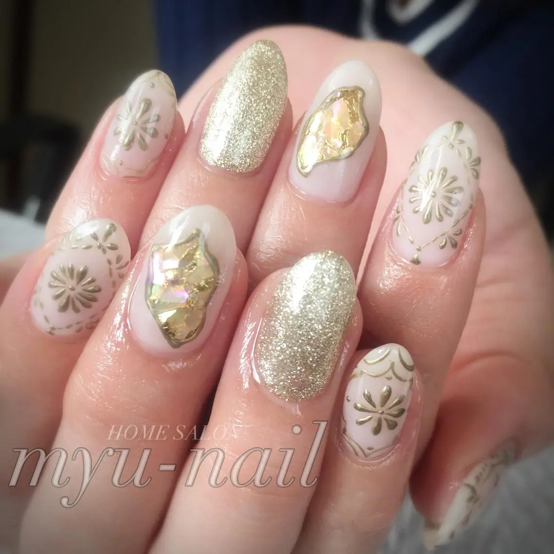 ネイル ハンドネイル ホームサロン myu-nailのネイルデザイン