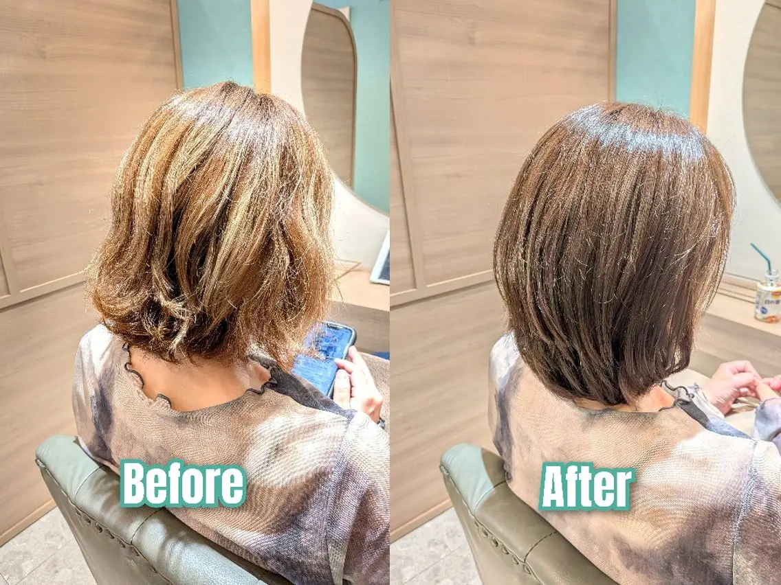 ショート ハイライト ヘアカラー トリートメント モデル募集中🌴🌞 Rinka🌞🌴のヘアスタイル